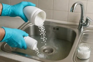 سود پرک در بازکردن لوله فاضلاب