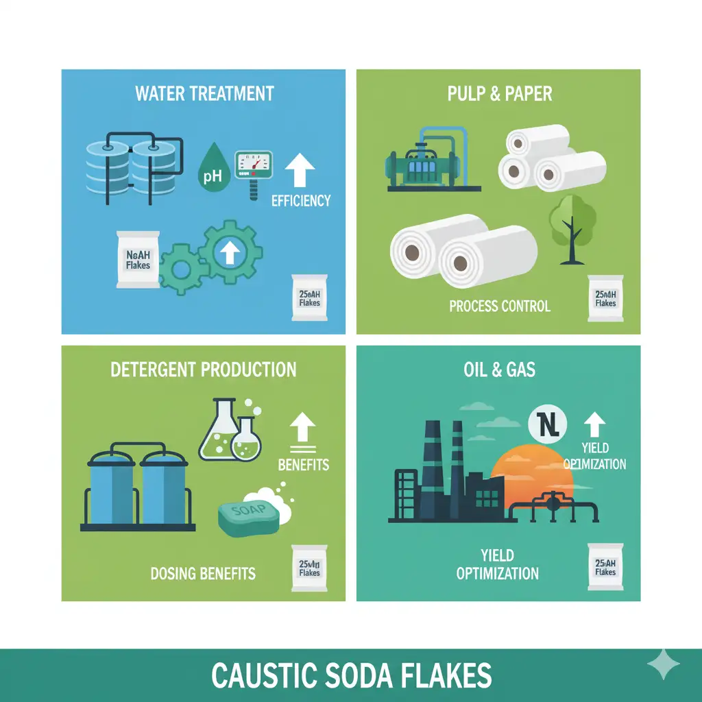 Application of Caustic Soda.