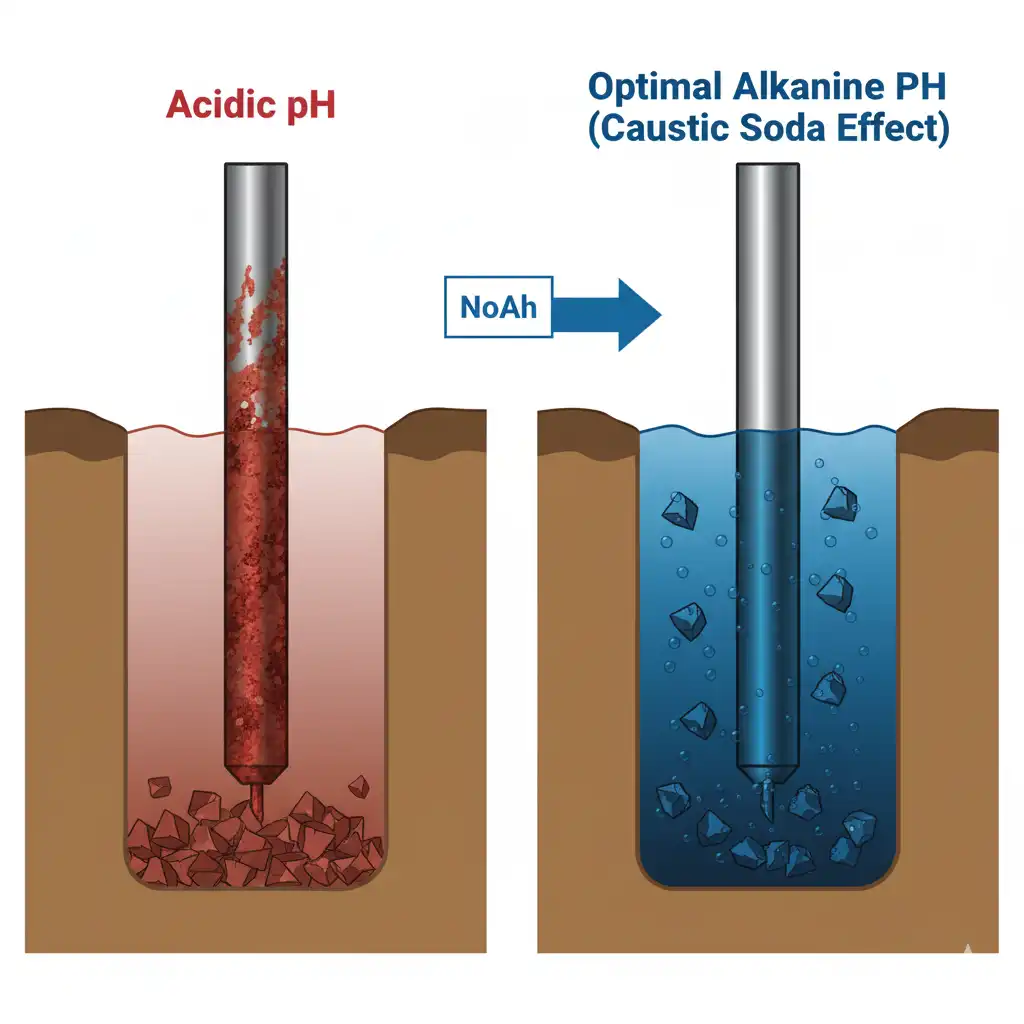 Application of Caustic Soda in Drilling..