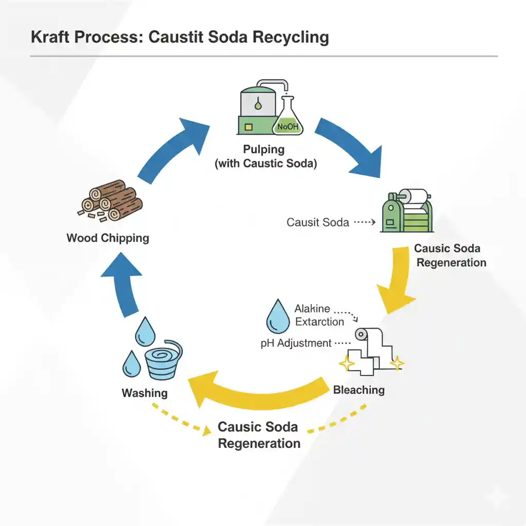 Application of Caustic Soda in Paper Manufacturing.