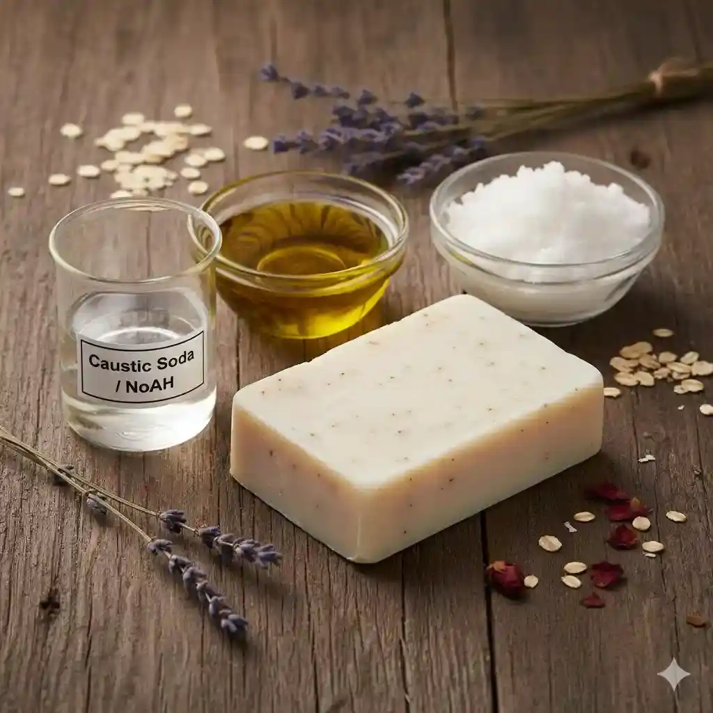 Application of Caustic Soda in Soap and Detergents.