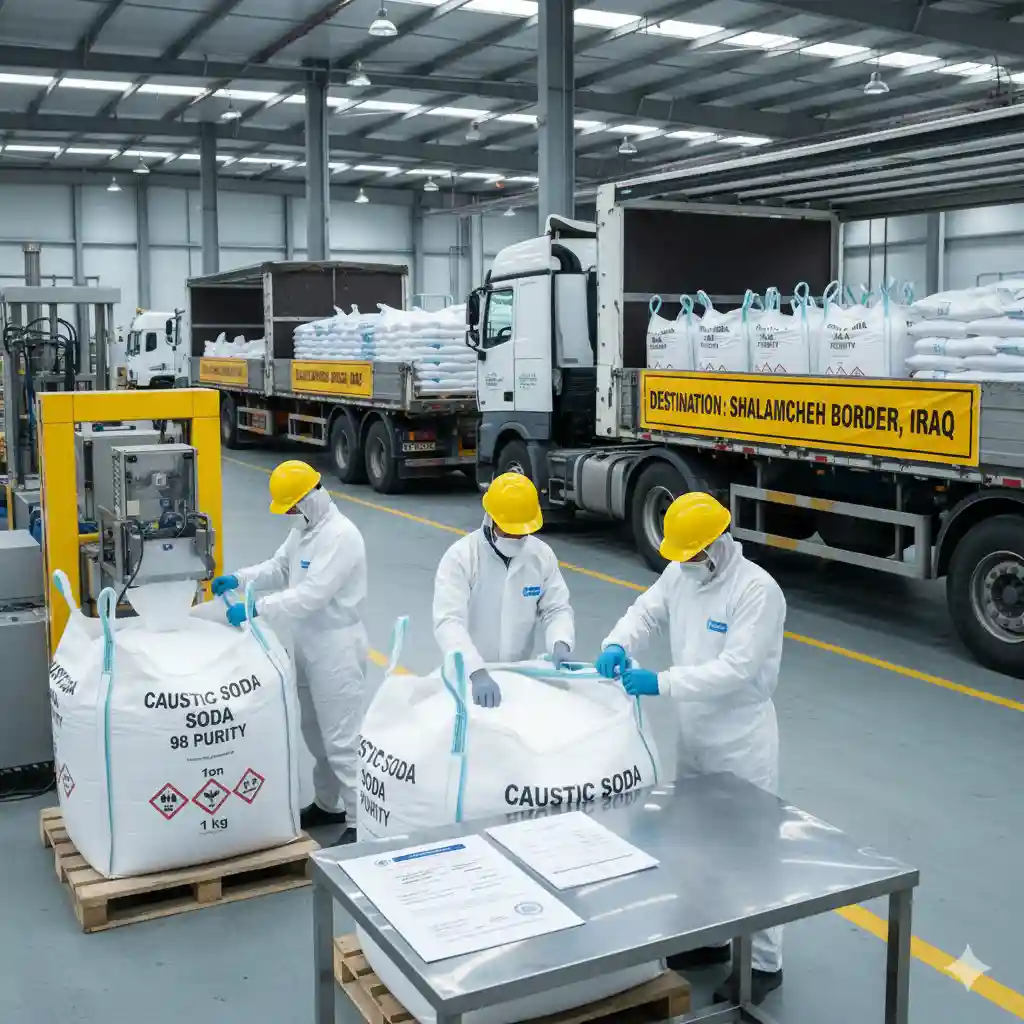 Caustic Soda Export to Iraq.