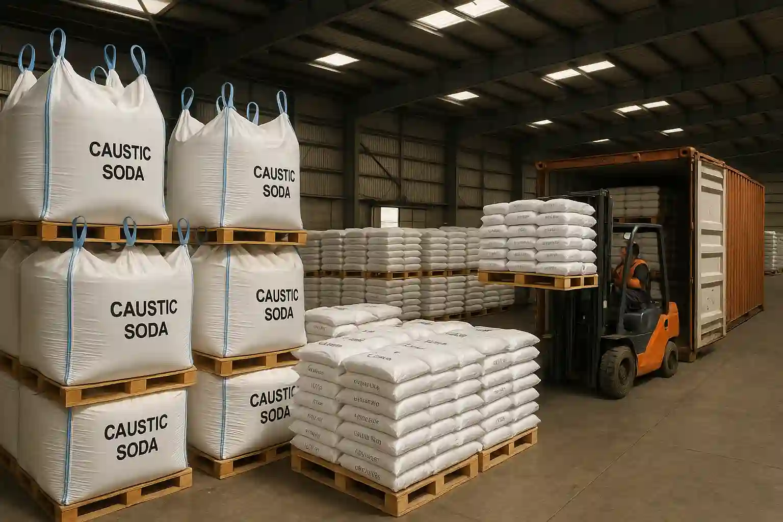Export Caustic Soda to the Persian Gulf.
